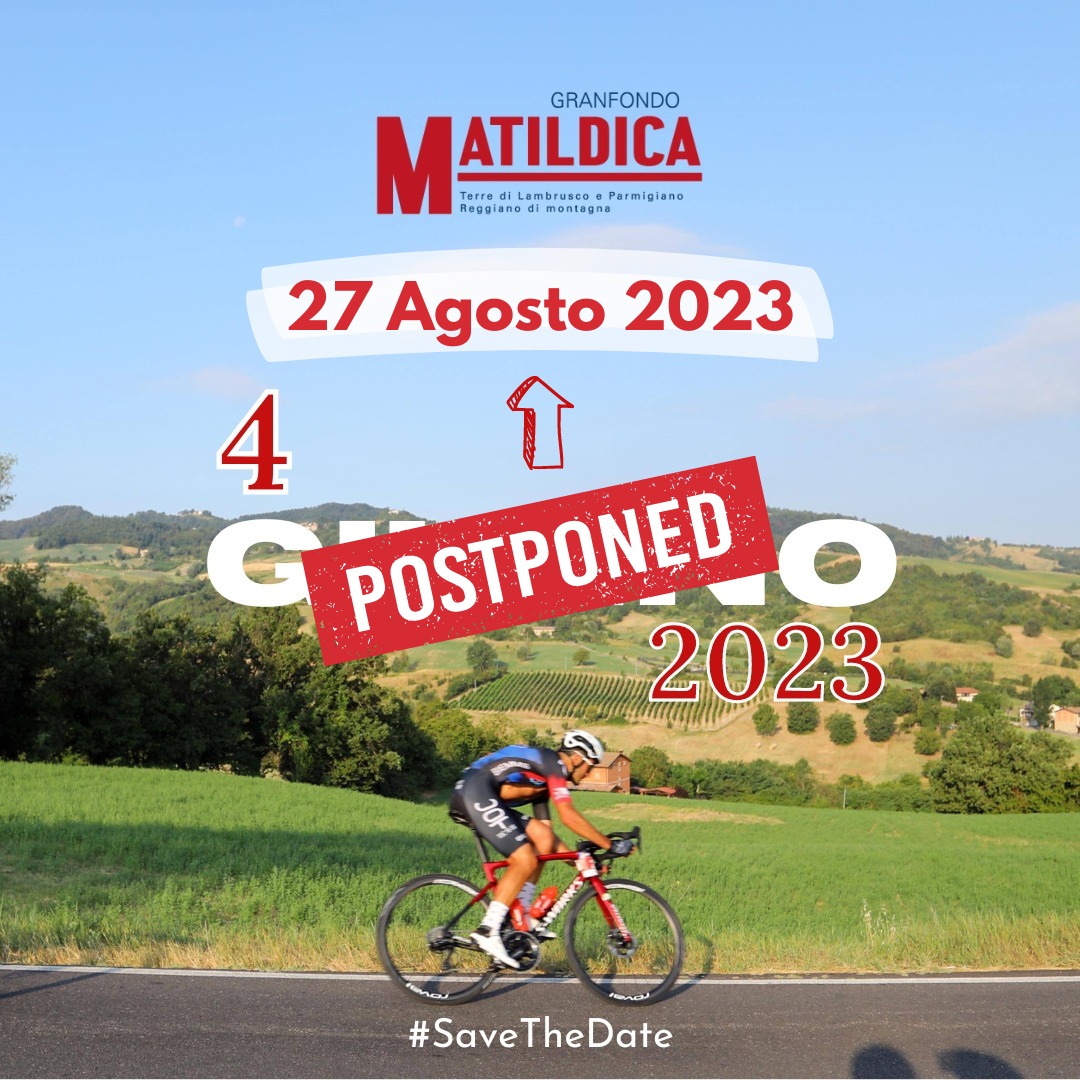 The Granfondo Matildica Merida postponed to August